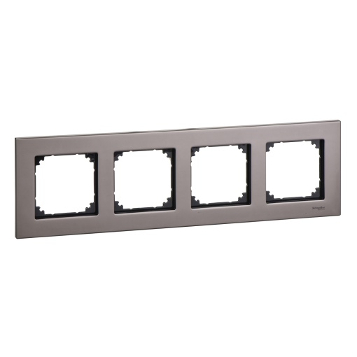 M-Elegance - Quadro 4 elementos - Metal cinzento