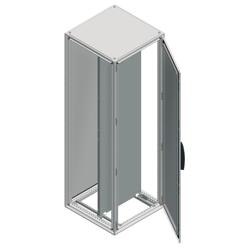 Spacial SF enclosure with mounting plate - assembled - 2000x800x800 mm
