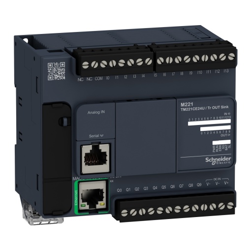 M221-24IO transistor NPN Ethernet Controlador