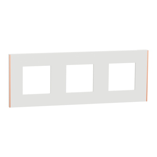 Nova Unica - Quadro 3 Elementos Unica Deco BrancoCobre