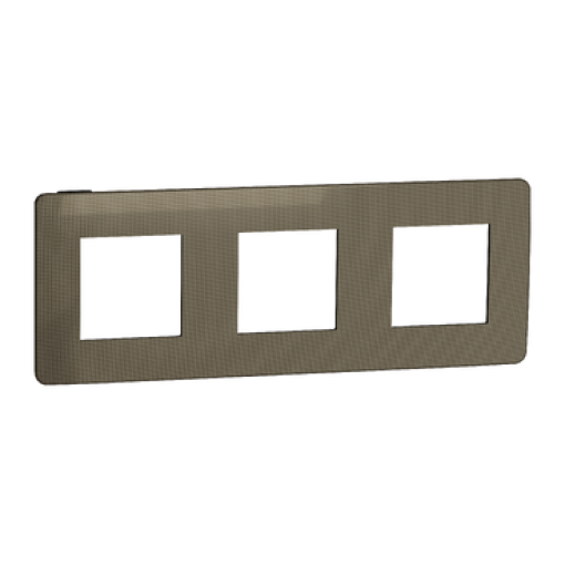 Nova Unica - Quadro 3 elementos - Studio Bronze MetalPreto