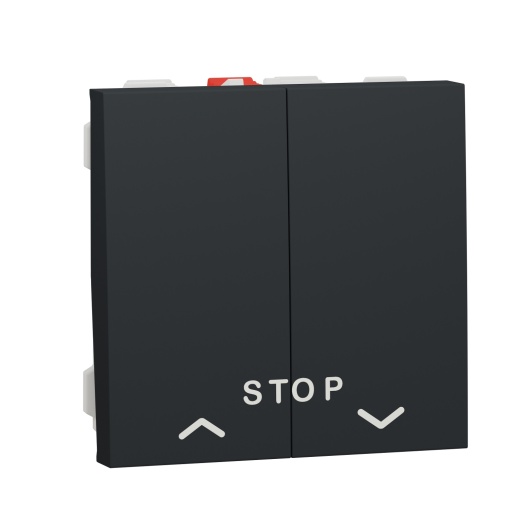 Nova Unica - Botão de pressão cSTOP - 10A - Antracite