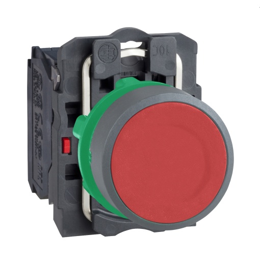 Botão vermelho  1nc  cor cim