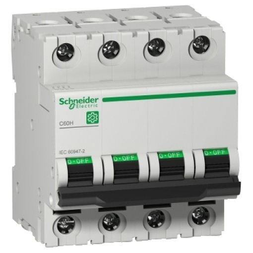 Multi9 - Disjuntor C60H, 4P, 6A, curva D, 15kA IECEN 60947-2