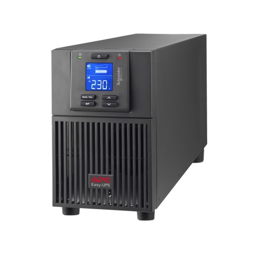 Easy UPS On-Line da APC, 2000VA1800W, Torre, 230V, 4x saídas IEC C13, Ranhura para Placa Inteligente, LCD