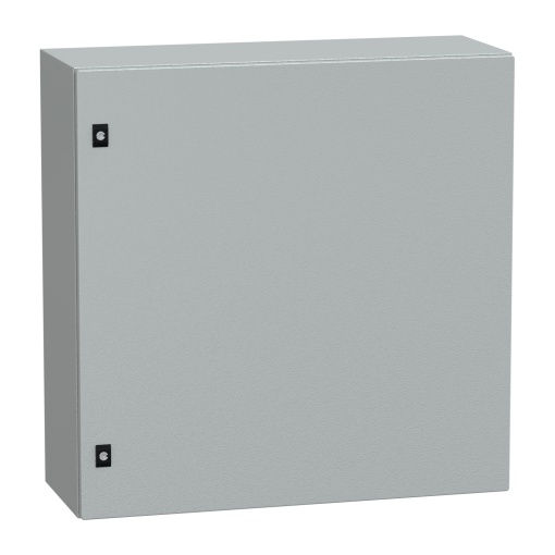 Spacial CRN plain door with mount.plate. H800xW800xD300 IP66 IK10 RAL7035..