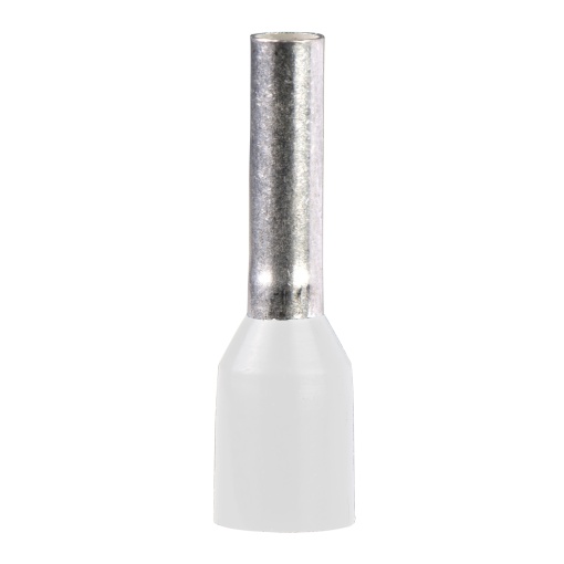 ponteira simples  tamanho médio  0,5 mm2 - branco