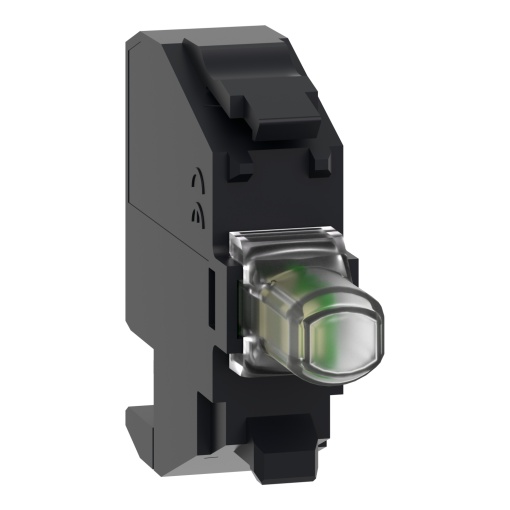 Bloco luminoso, Harmony XB4, Harmony XB5, branco, para cabeça 22mm, LED universal, conector de encaixe, 230...240V