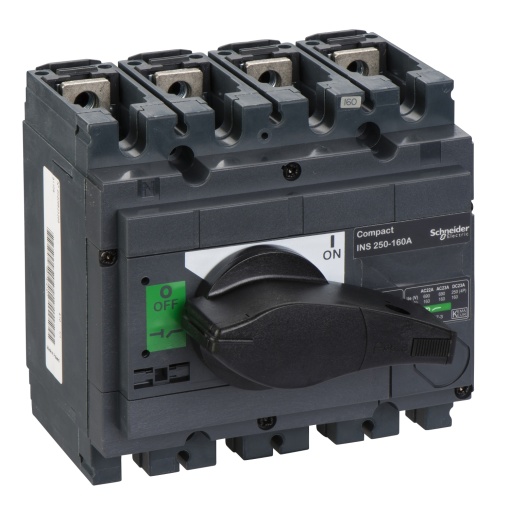 interruptor seccionador Interpact INS250 - 160 A - 4 pólos