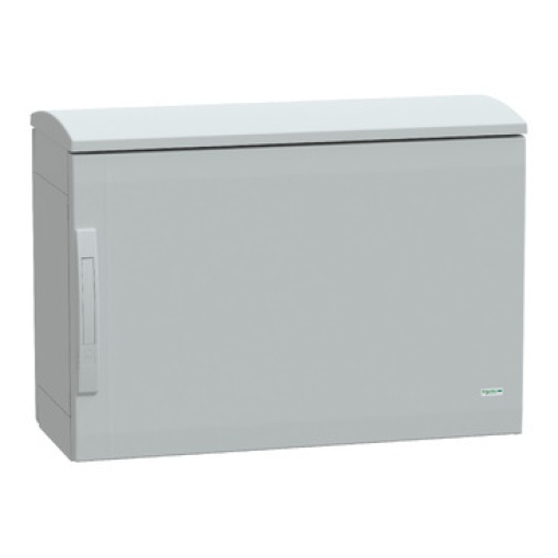 Floor standing encl. polyester vers.PLAT open top w canopy 500x750x320 IP44