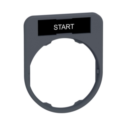 30x40mm porta-etiqueta flush com etiquetas. "sta