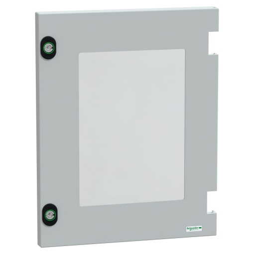 Porta envidraçada para armarios PanelSet PLM43TG Medidas 430x330x200 com fecho incluido.