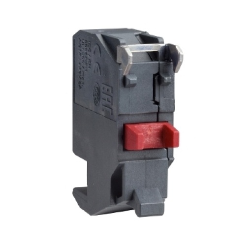 Bloco de contactos, Harmony XB4, Harmony XB5, contacto único, para cabeça de 22 mm, contactos padrão, conector de encaixe, 1NC