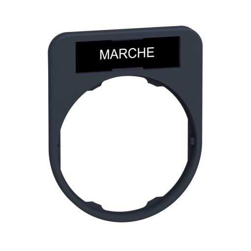 30x40mm porta-etiqueta flush com etiquetas. "mar