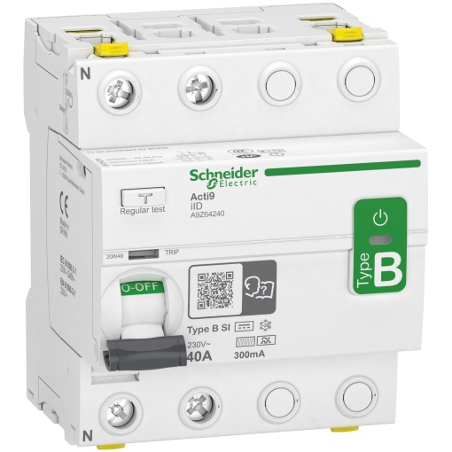 Acti9 iID - Interruptor diferencial - 2P - 40A - 300mA - Classe B-SI