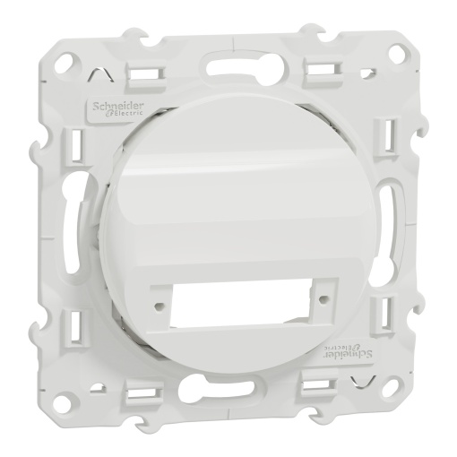 Odace - Centro tomada fibra óptica SCAPC duplex - Branco