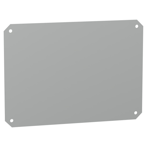 Metallic mounting plate for PLS box 27x36cm