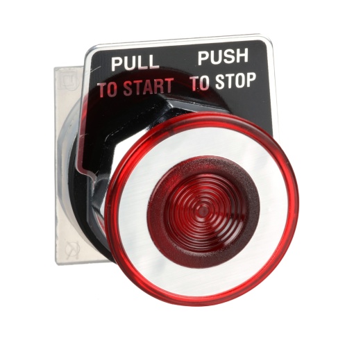 30MM PUSH-PULL OPERATOR RED KNOB