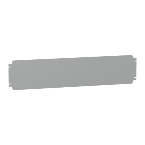Plain mounting plate H200xW800mm made of galvanised sheet steel