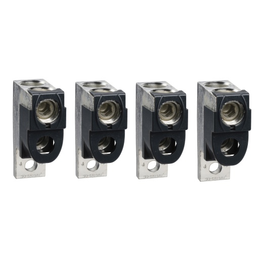 4 bornes alumínio p 2 cabos 35-240mm2  separador de fases NSX400630 INVINS