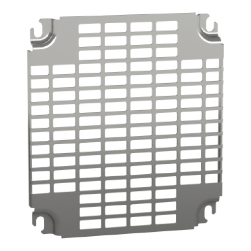 Monobloc perforated plates H300xW250mm with universal perforations 11x26mm