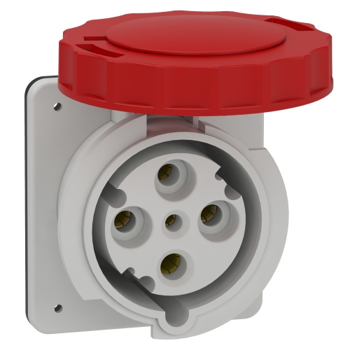 PratiKa industrial socket - 63 A - 3P  E - 380...415 V AC - IP67