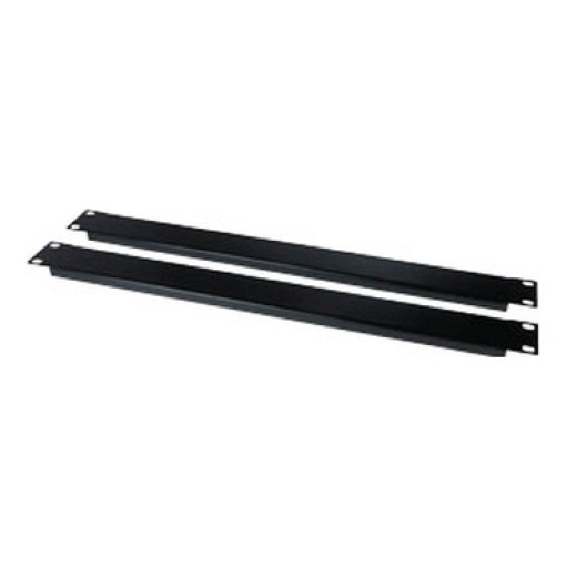 Kit do Painel de Preenchimento da Gestão de Fluxo de Ar 1U Qtd 2 em Preto