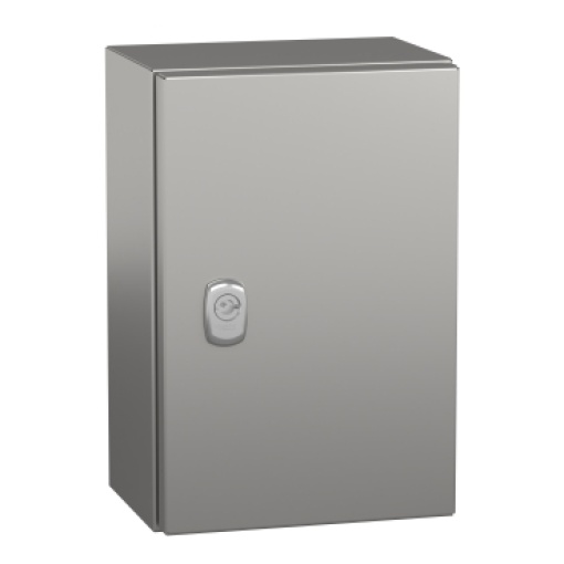 SPACIAL S3X stainless 304L, Scotch Brite finish, H300xW200xD150 mm.