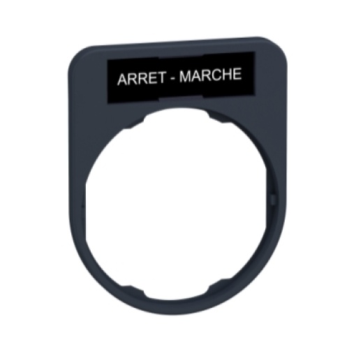30x40mm porta-etiqueta flush com etiquetas. "arr