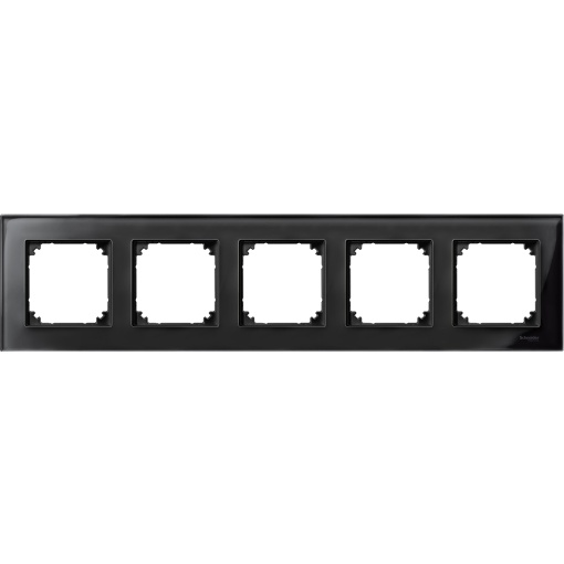 M-Elegance - Quadro 5 elementos - Vidro negro