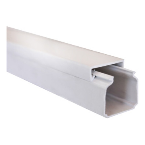 Dexson - mini trunking - 25x25 mm - 1 compartment - wo adhesive - PVC - white