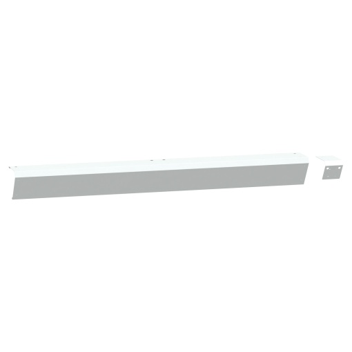Fecho lateral para estrutura de copas, Canalis KS para EV, 100A a 400A, comprimento 2400mm, RAL9003, conjunto de 2 partes