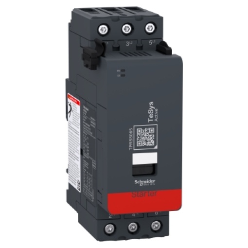 Arrancador de motor SIL, TeSys Island, 80 A em AC-1, 65 A em AC-3, 30 kW, 40 hp, tipo DOL