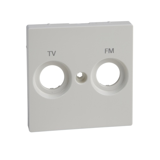 M-Elegance - Centro de tomada TV-FM - Branco brilhante