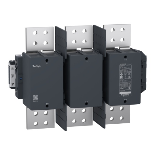 TeSys F contactor - 3P3 NO-AC-1  1000 V AC 2100 A with coil LX1 LX9 - 110500V AC 40400Hz, LX4 - 110...440V DC