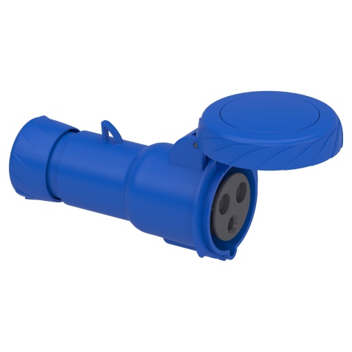 Tomada, Mureva PK, ligação rápida, 32 A, 2PE, 220 V, IP67