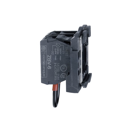 Bloco sinalizador - zb5 - lâmpada ba 9s transparente - 250 v