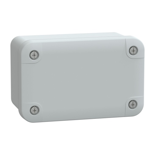 PC box IP66 IK08 RAL7035 Int.H105W65D55 Ext.H116W74D62 opaque PC cover H10