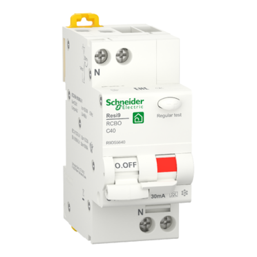 Resi9 - Disjuntor Diferencial 1PN 40A C 6000A 30mA A