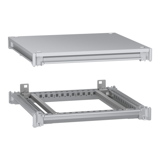 Estrutura inferior e superior, PanelSeT SFN, para invólucro elétrico W500 D500mm, cobertura incluída