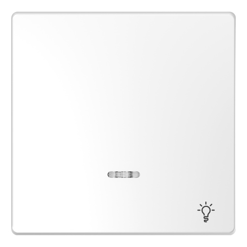 Tecla, D-Life, com visor e marcação campainha, branco