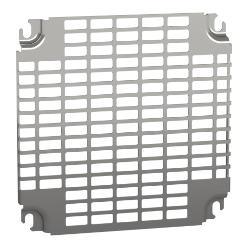 Monobloc perforated plates H300xW300mm with universal perforations 11x26mm