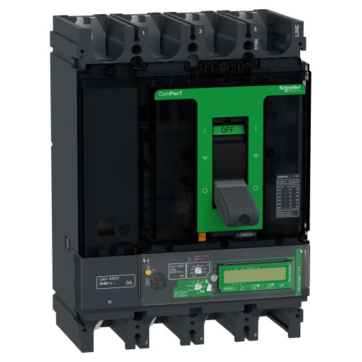 ComPacT DISJUNTOR NSX630N 50kA CA 4P4D 570A 7.3E