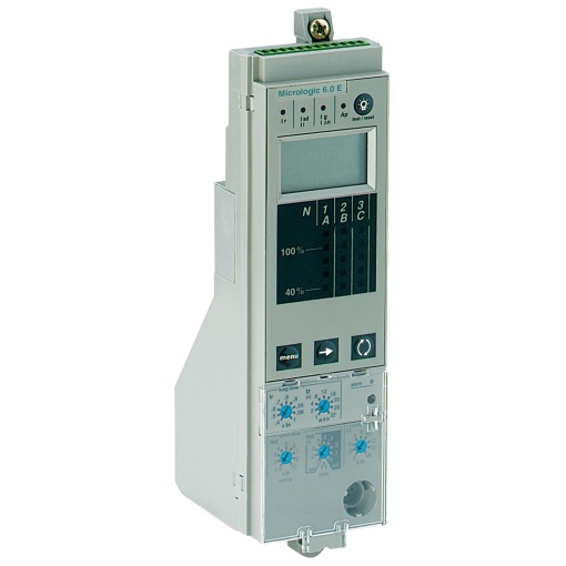 control unit Micrologic 6.0 E, Compact NS 630b to 3200 circuit breakers, fixed, LSIG protections
