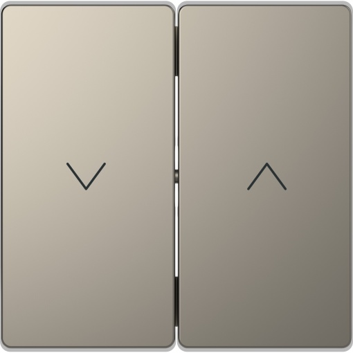 D-Life - Tecla para comandos de estores - Metal níquel