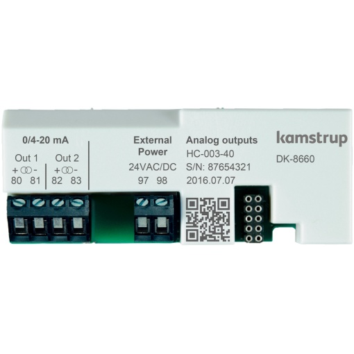 K Series Analog Output Module, Dual 4-20 mA
