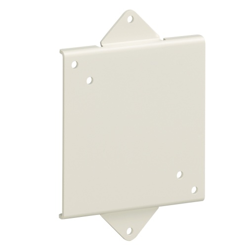 Placa de montagem na parede para alarmes programáveis, Harmony XVS, montagem em calha DIN de 96 mm ou 72 mm