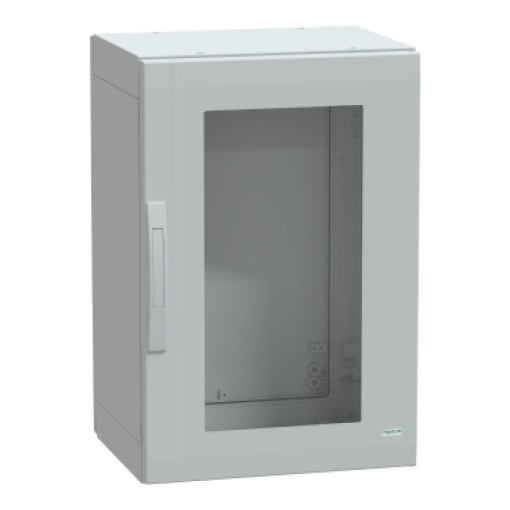 Floor standing encl. polyester vers.PLA compl.sealed 750x500x420 IP65 glazed
