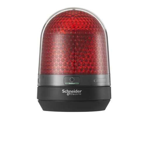 Baliza giratoria , 100 mm, vermelha, sem buzzer, 12...24 v dc