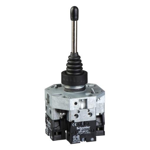 Controlador joystick ø22 4-instruções 1no por sentido
